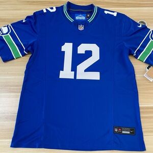 🤩12th Fan Vapor Jersey Royal Stitched😆